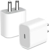 Soniqx Speedcore 20W USB-C PD Fast Charger Adapter for iPhone & Android Smartphones – Compact Wall Charger, White