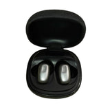 Soniqx True Wireless Bluetooth Earbuds with Deep Bass, Touch Control, Type-C Charging Case & Comfortable Fit – Silver & Black