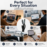 Soniqx 60W USB-C to USB-C Fast Charging Cable 1.2M, PD Charging & 480Mbps Data Transfer – Black