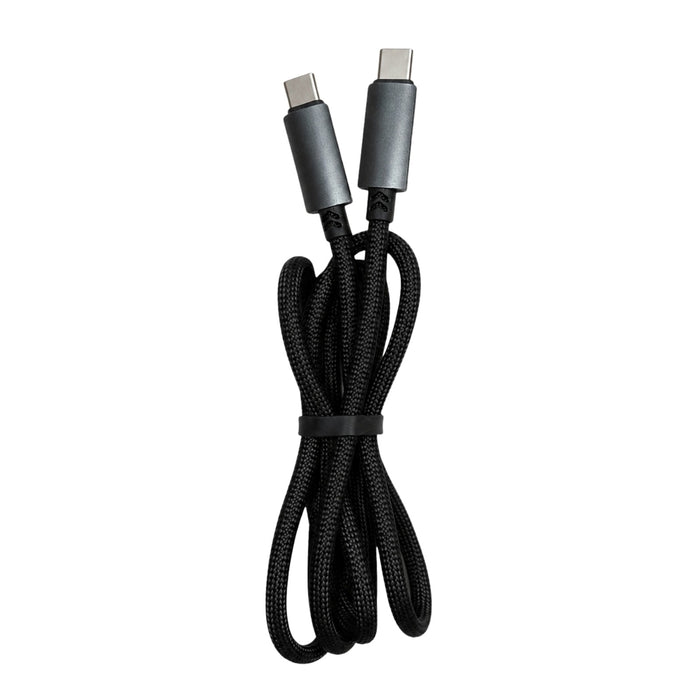 Soniqx 60W USB-C to USB-C Fast Charging Cable 1.2M, PD Charging & 480Mbps Data Transfer – Black