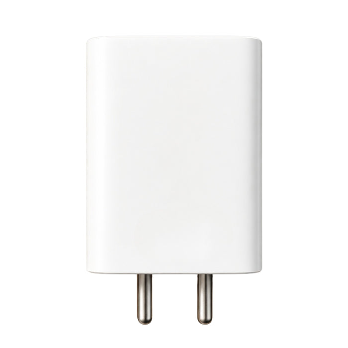 USB Wall Charger Adapter 2.4A with Single USB Port, 2-Pin Compact Mobile Charging Adapter for Smartphones, Earbuds & USB Devices – White