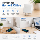 Soniqx USB Wall Charger Adapter for Smartphones & USB Devices | Compact 2 Pin Mobile Charger for Home, Office & Travel