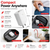 Soniqx USB Wall Charger with Type-C Cable | Fast Charging Mobile Charger Adapter with 1M Cable
