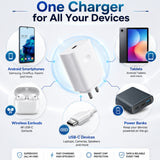 Soniqx USB Wall Charger with Type-C Cable | Fast Charging Mobile Charger Adapter with 1M Cable