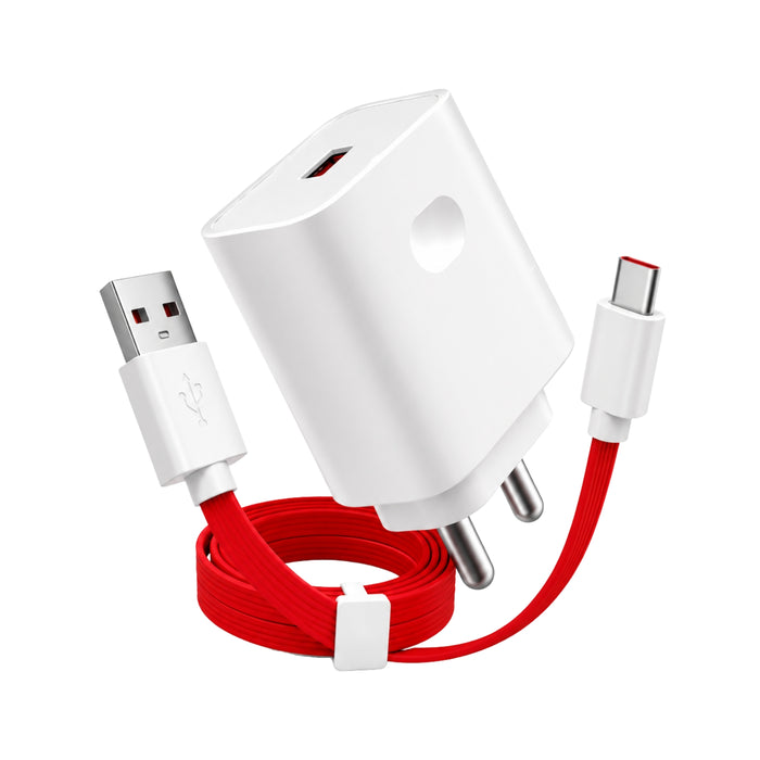 Soniqx USB Wall Charger with Type-C Cable | Fast Charging Mobile Charger Adapter with 1M Cable