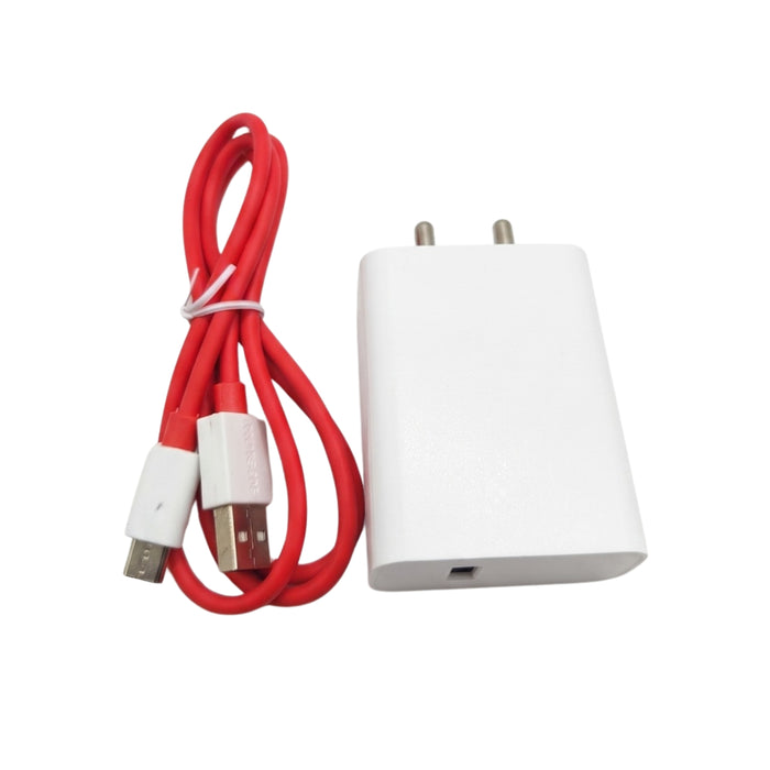 Soniqx USB Wall Charger with USB-A to Type-C Charging Cable | Compact Mobile Charging Adapter for Android Devices