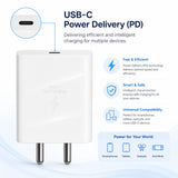 Soniqx USB-C PD Fast Charger | Single Port Wall Charger for Smartphones, Tablets & USB-C Devices