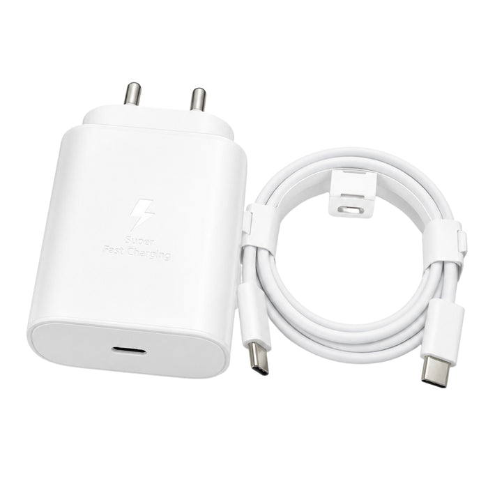 Soniqx USB-C PD PPS Super Fast Charger with 1m Type-C to Type-C Cable | Fast Charging Wall Adapter