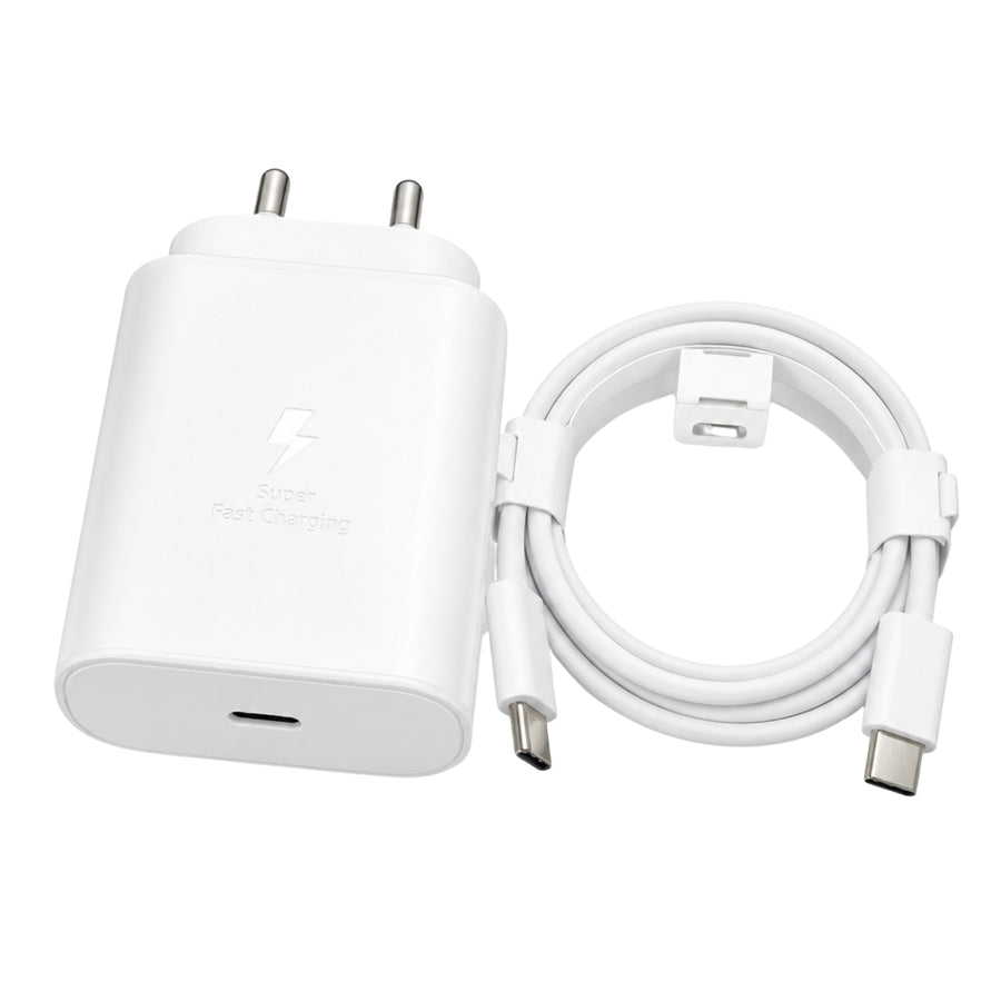 Soniqx USB-C PD PPS Super Fast Charger with 1m Type-C to Type-C Cable | Fast Charging Wall Adapter
